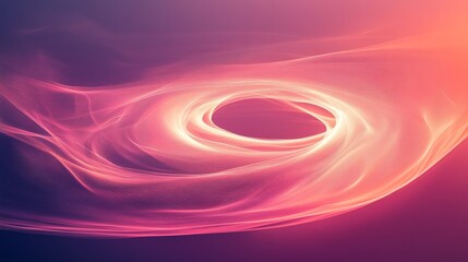 Abstract light painting exhibits a swirling vortex of color