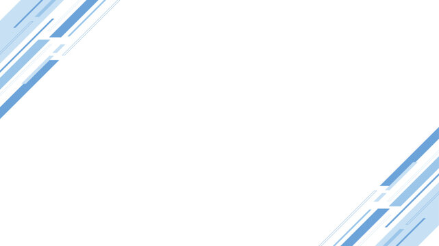 青　スタイリッシュ　幾何学　斜め　フレーム　ベクター