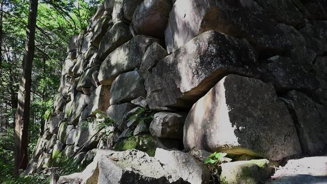 安土城 黒金門石垣