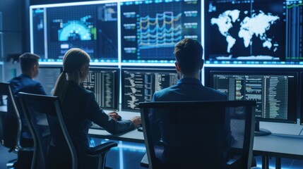 Legal Professionals Negotiating a Complex Contract in a Sophisticated Law Office. Emphasizing the intricacies of legal negotiations and detailed documents.