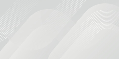 Abstract white and gray background. Modern simple gray geometric design. Minimal shapes. Suit for booklet, banner, poster, website, flyer, cover,backdrop. Vector illustration Eps10