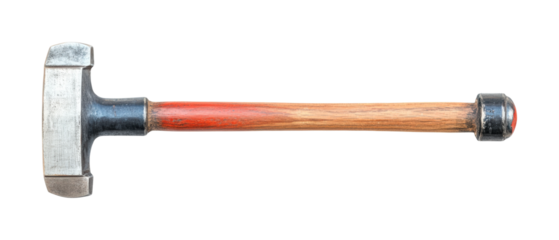 Crafting tools hammer workshop tool wood isolated on transparent background