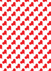 Heart pattern of love background 