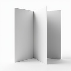 Naklejka premium Colorful Bifold Brochure Mockup - Modern Design