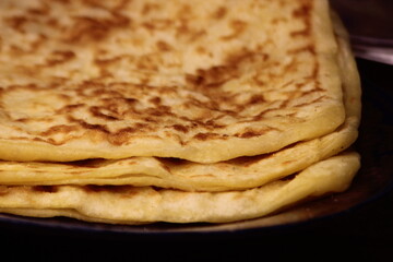 Moroccan Msemen Close Up