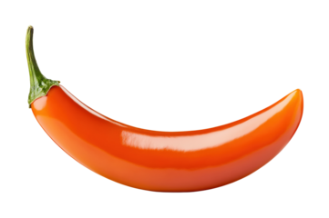 Spicy chili pepper kitchen food bright isolated on transparent background