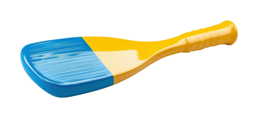 Outdoor fun with paddle action beach sports gear isolated on transparent background