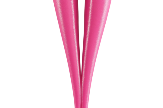 Creative pink cone design studio graphic indoor modern isolated on transparent background