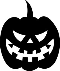 Halloween pumpkin icon.Evil pumpkin symbol. Halloween decoration cartoon sign.Cute Creepy Spooky Halloween Pumpkin Fall Autumn Sticker Print Illustration.Halloween evil face vector illustration.
