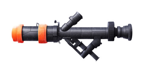 Exploring telescope technology science lab equipment isolated on transparent background