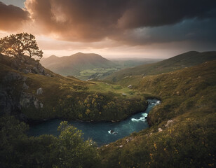 beautiful landscape and nature around best environment 