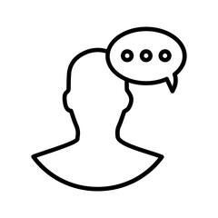 Anonymous Message Vector Icon