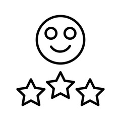 Life Satisfaction Vector Icon