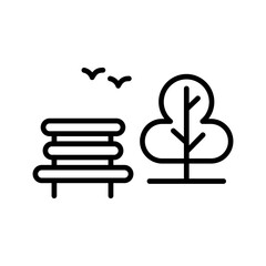 Park Vector Icon