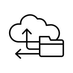 Document Backup Vector Icon