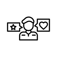 Influencer Lifestyle Vector Icon