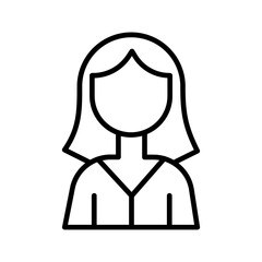 Faceless Icon Vector Icon