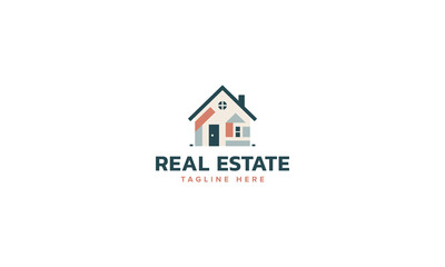 Modern Real Estate Insignia Logos, Sleek and Contemporary Property Branding