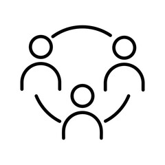 Mentor Network Vector Icon