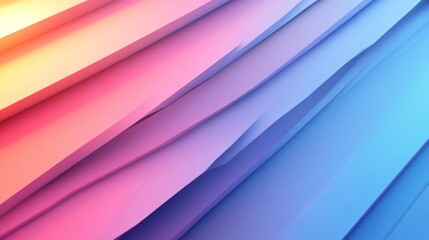 Obraz premium Abstract layered surfaces exhibit a vibrant color gradient transition
