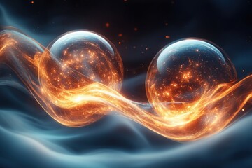 Quantum Particles and Energy Flow in Abstract Expressionism