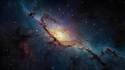 Fototapeta premium space galaxy background, ai generated