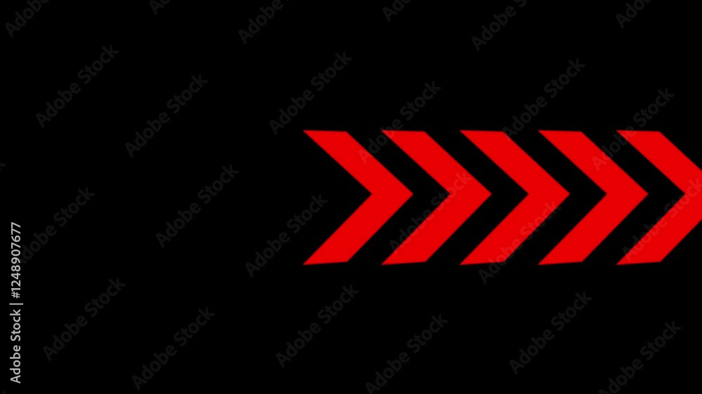Poster arrow swipe ion isolated , abstract arrow loading animation .