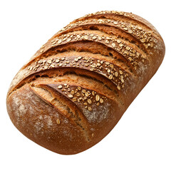 bread on a white background