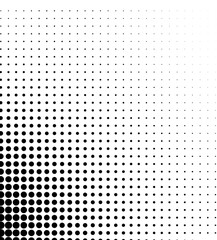 Wave halftone pattern. Halftone dots background. Vector