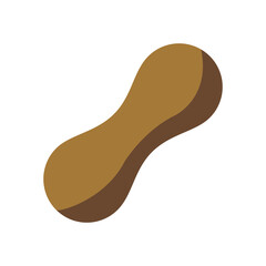 Peanut Flat Design Vector Illustration - Superfood & Vegan Protein Source