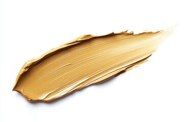 Beige makeup swatch, studio shot, white background, cosmetic texture, beauty advertising