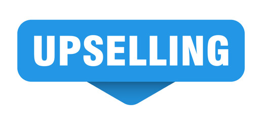 upselling sticker. upselling sign on transparent background