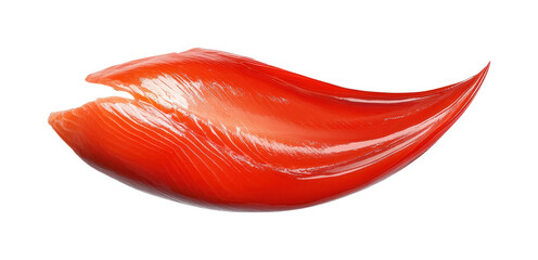 Slicing vibrant red pepper kitchen food indoor culinary isolated on transparent background