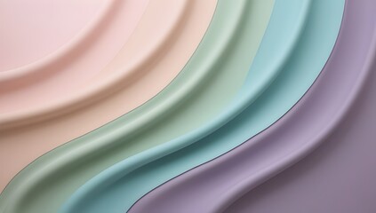 harmonious pastel color transitions evoking serenity and balance for spa and meditation designs