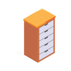 Take a look at this customizable icon of drawers in trendy design stylee