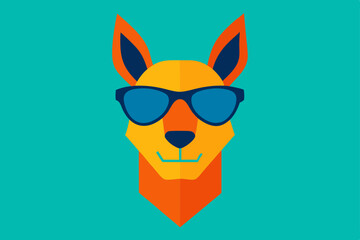 vector illustration of an abstract head of a horse