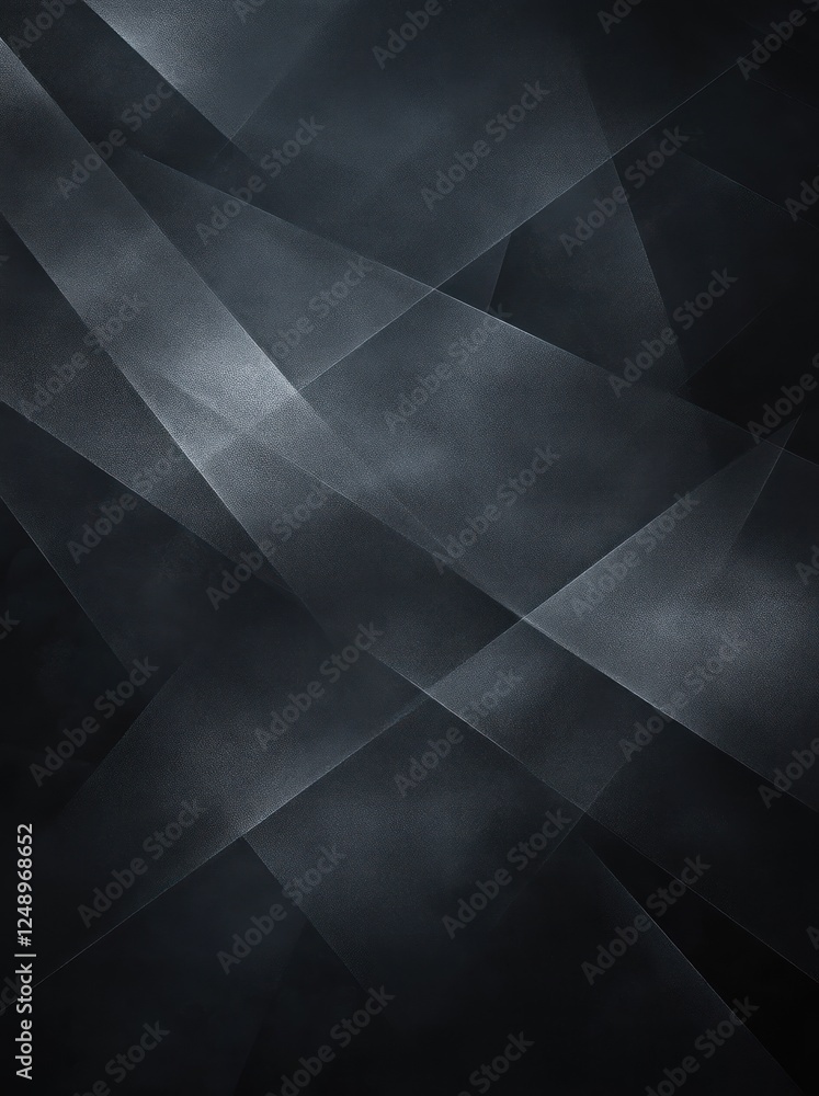 Aufkleber abstract geometric background black textured design smooth gradients triangle shapes minimalistic ar