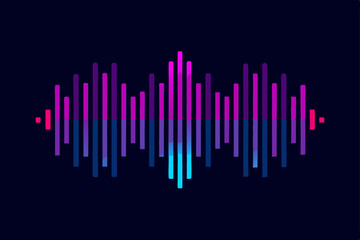 abstract equalizer background
