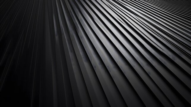Dark Abstract Metallic Surface with Flowing Parallel Lines