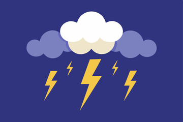 cloud with lightning