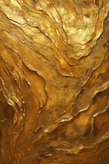 Obraz premium a close up of a gold colored surface with a black background