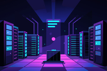 computer network server room