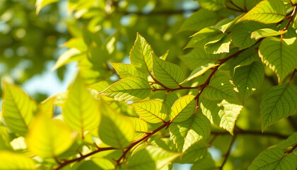 Naklejka premium Pattern of leaves, 8k photorealism. with white shades