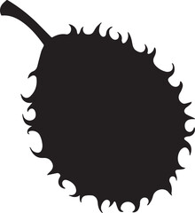 silhouette vector of Soursop