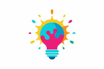 light bulb idea concept vector