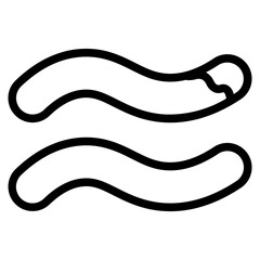 Approximately equal symbol line