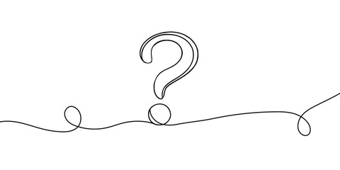 quest, quiz, editable, stroke, line art, hand drawn, logo, problem, creative, support, line, pictogram, web, business, one, black, message, symbol, question mark, continuous line, contour, information