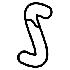 integral symbol line