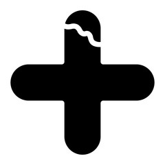 Obraz premium plus symbol glyph