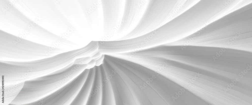 Poster minimalist abstract composition white background 3d illustration with diagonal lines and soft lighti